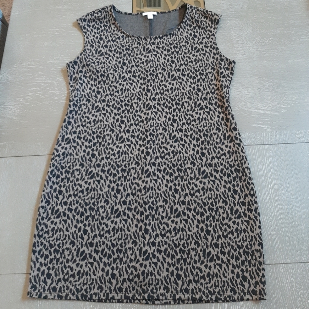 Nine West Animal Print Mini Dress